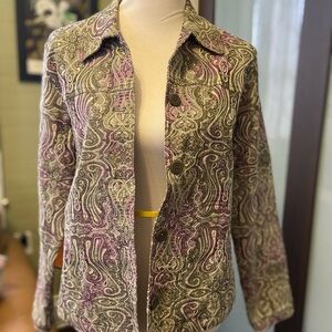 Paisley Patterned Women's Jacket